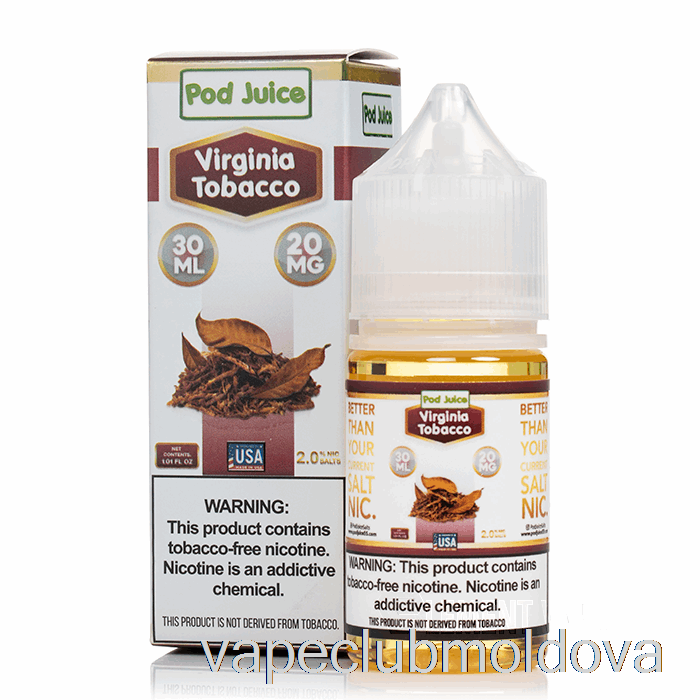 Vape Mod Virginia Tutun - Suc De Păstăi - 30ml 35mg